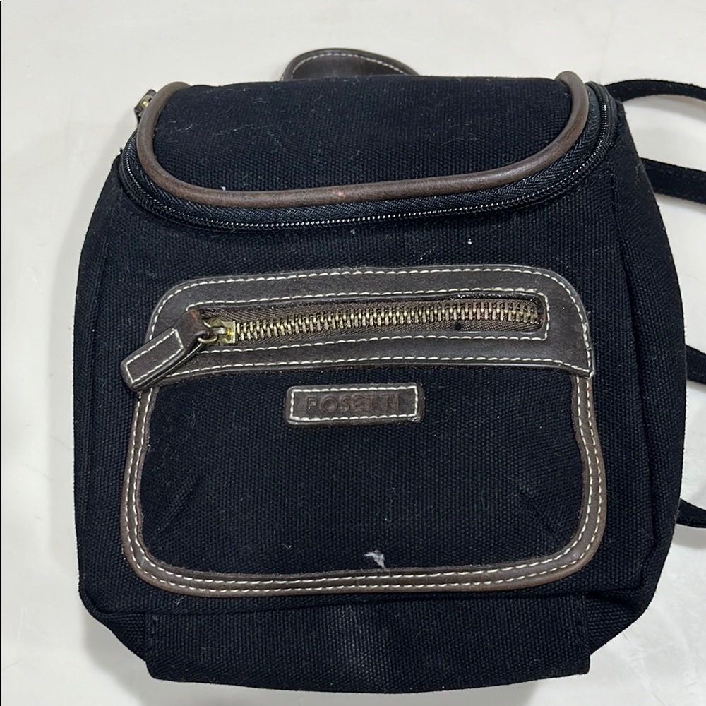 Rosetti Black Mini Backpack Purse